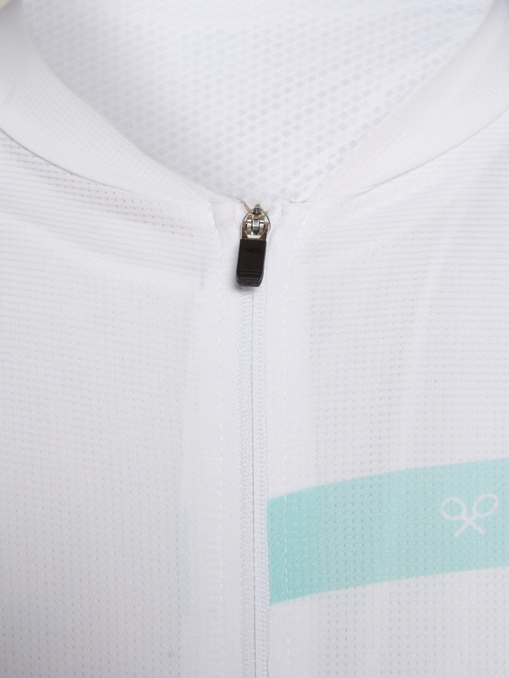 Maillot silbon blanco aguamarina