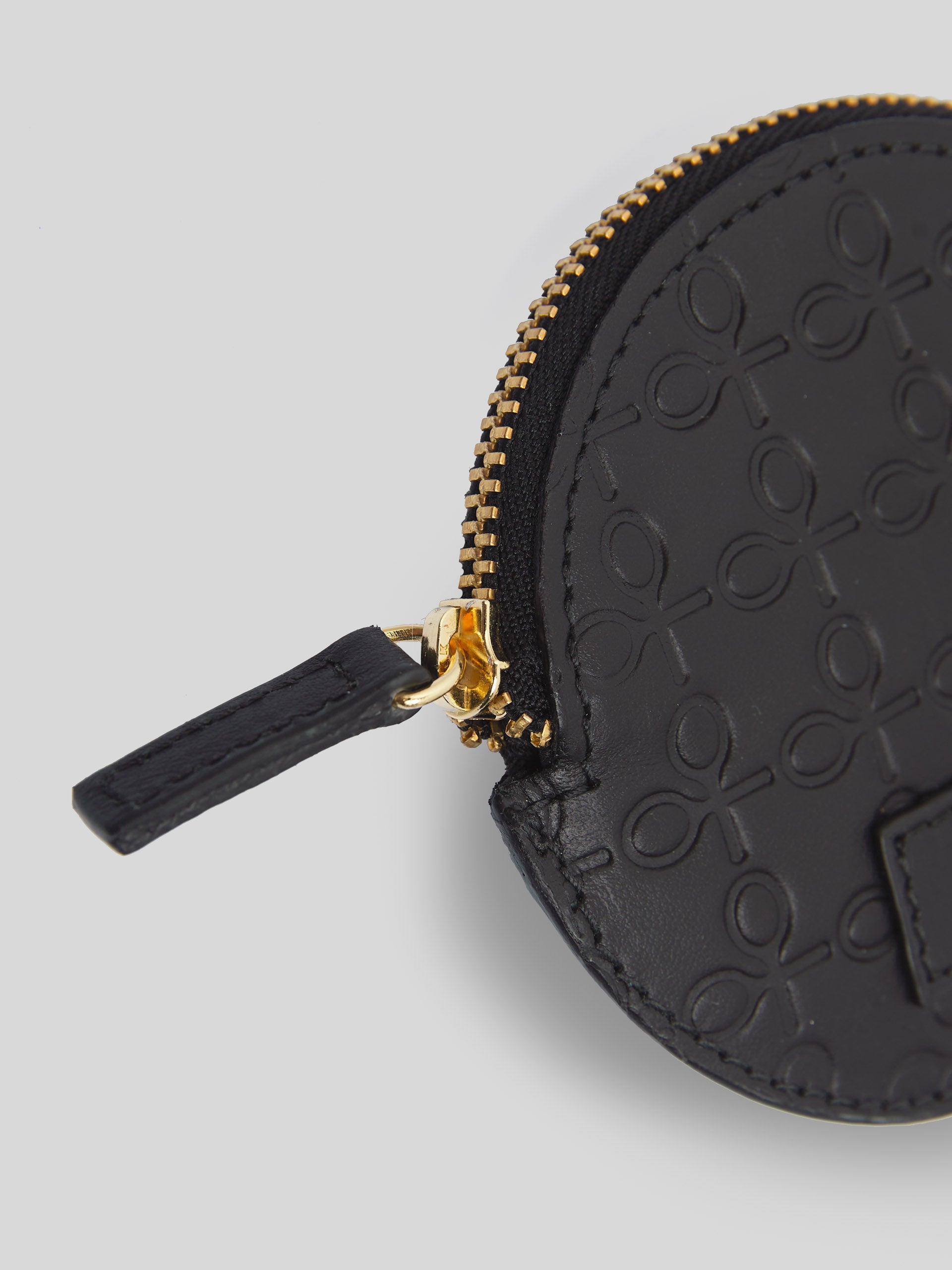 Monedero silbon piel negro